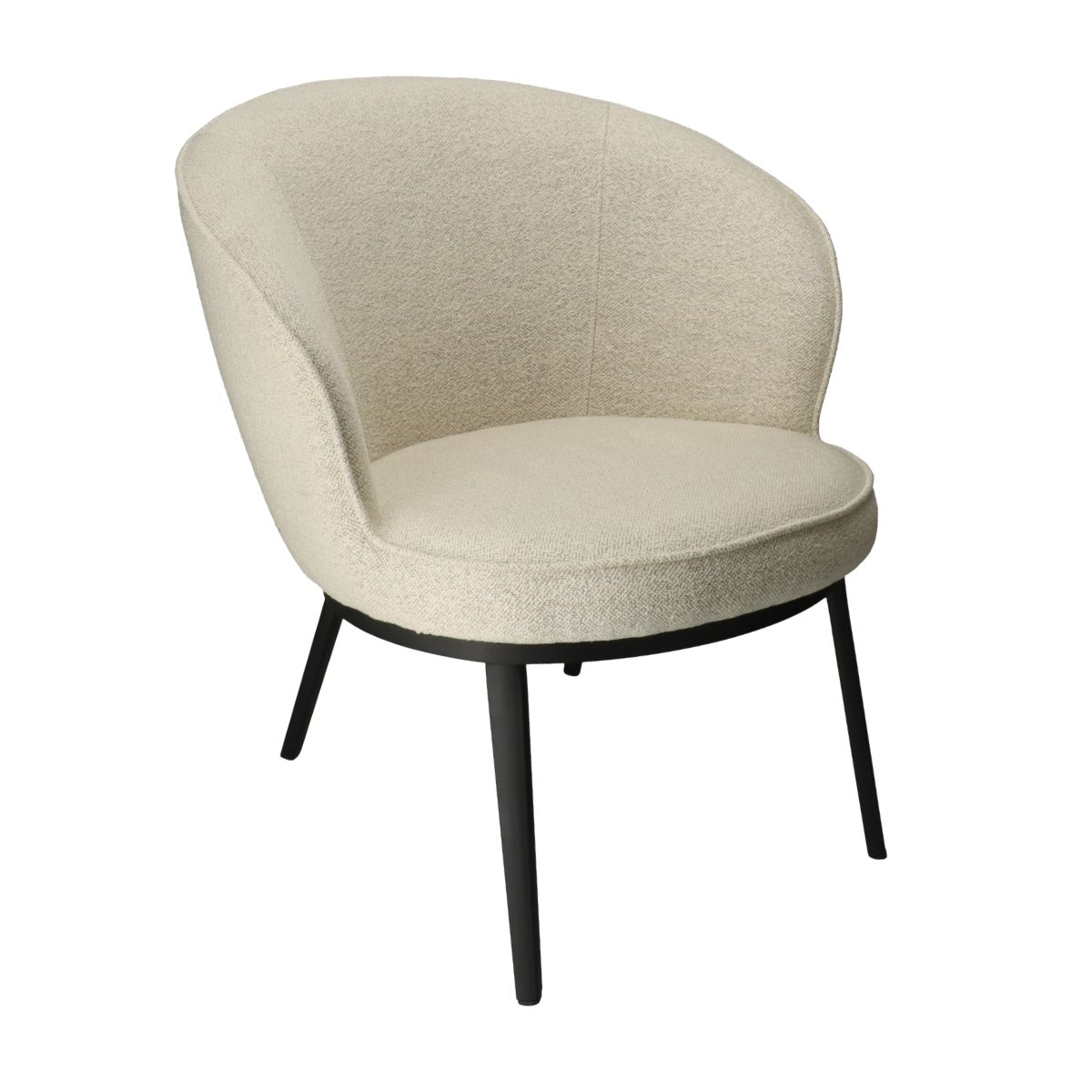UQ NAGI LOUNGE BOUCLÉ Bézs design Kárpitos beltéri fotel